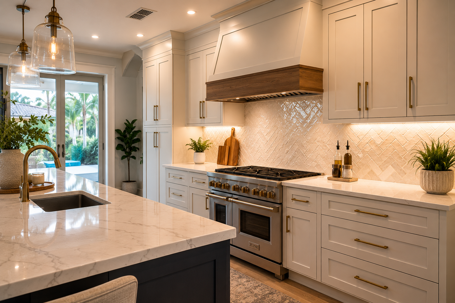 Kitchen Backsplashes by Slate & Stone in Palm Beach County