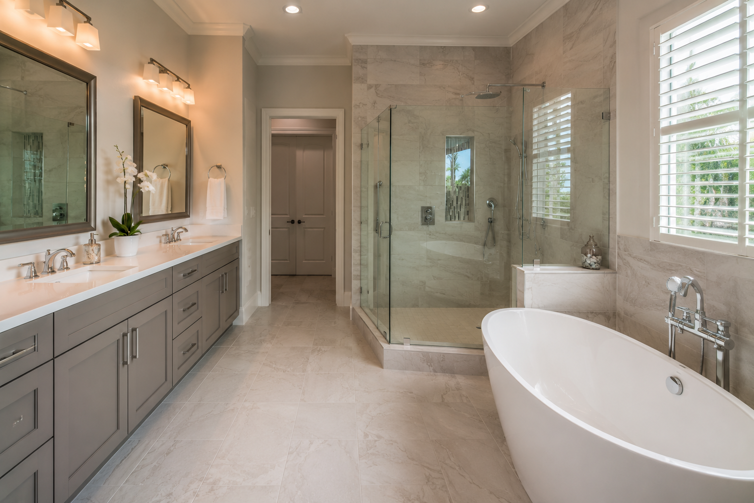 Grout Services by Slate & Stone in Palm Beach County